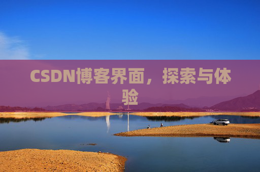 CSDN博客界面,探索与体验